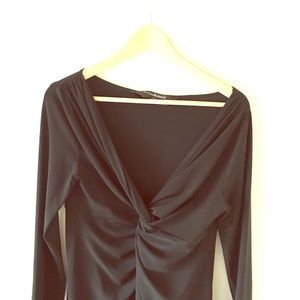 Norma Kamali black dress